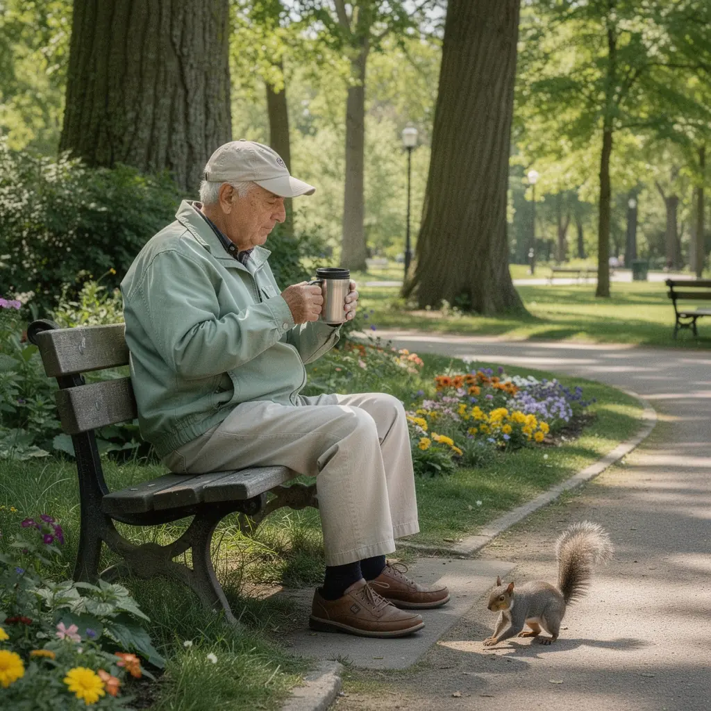 Žalios Gymnema Sylvestre lapų infuzijos puodelis, simbolizuojantis sveiką gyvenimo būdą ir energiją.