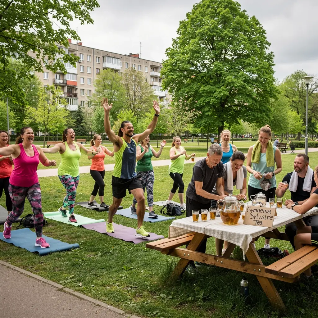Šviežiai paruošta arbata, pilna energijos ir gaivumo.